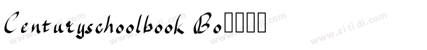 Centuryschoolbook Bo字体转换